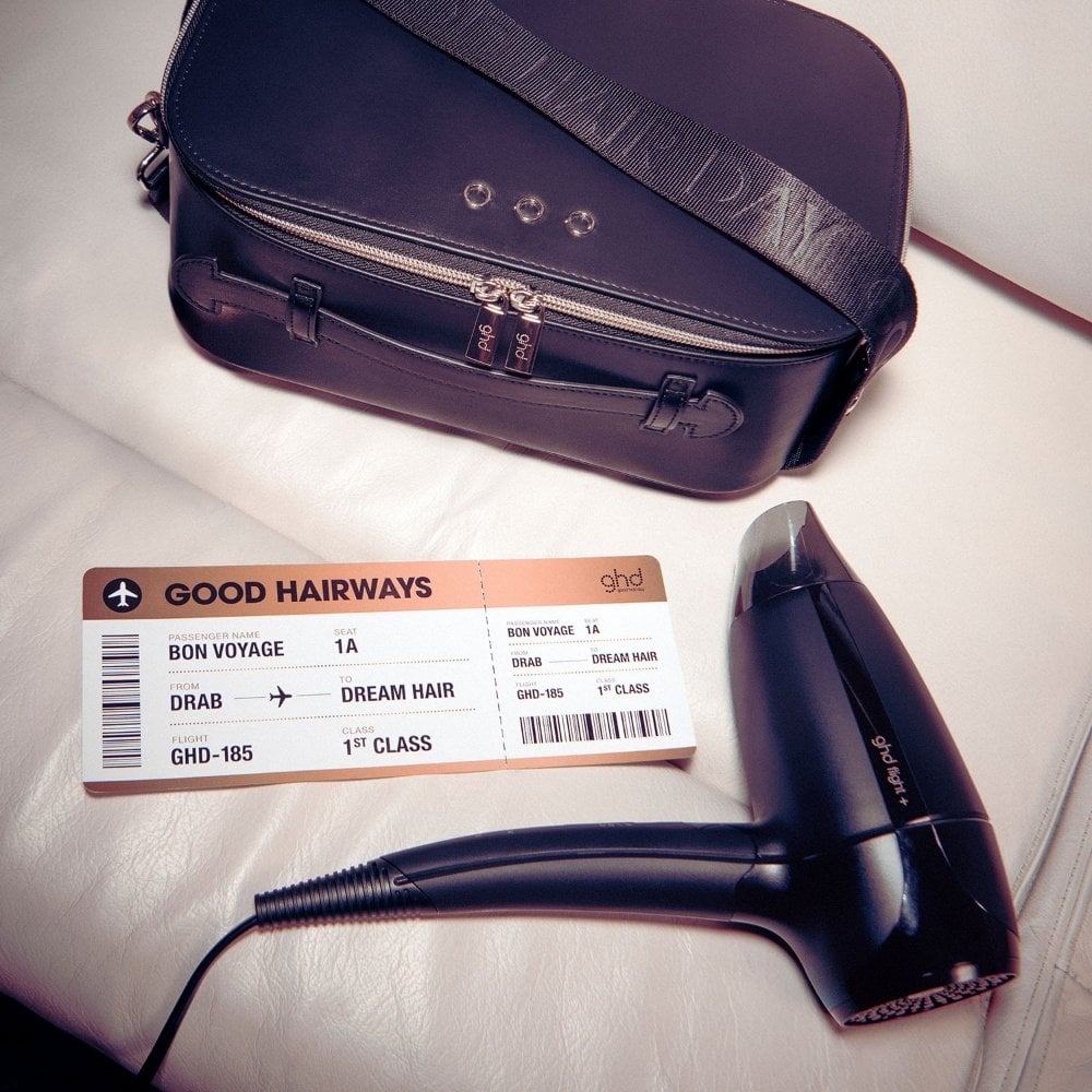 ghd Flight+ Travel Hair Dryer Black