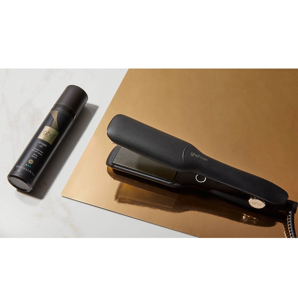 ghd Max Professional Wide Plate Hair Straightener Styler Black