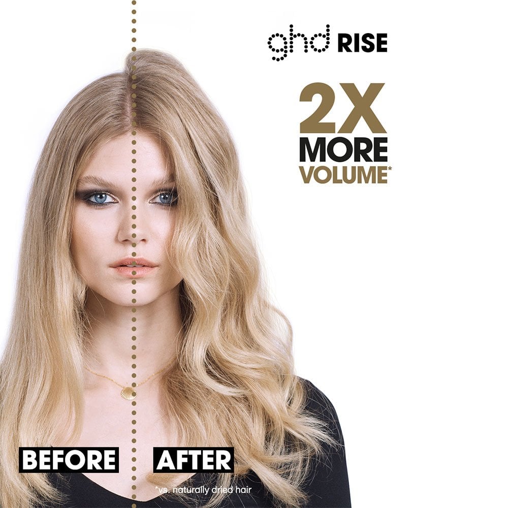 ghd Rise Volumising Styling Hot Brush Black