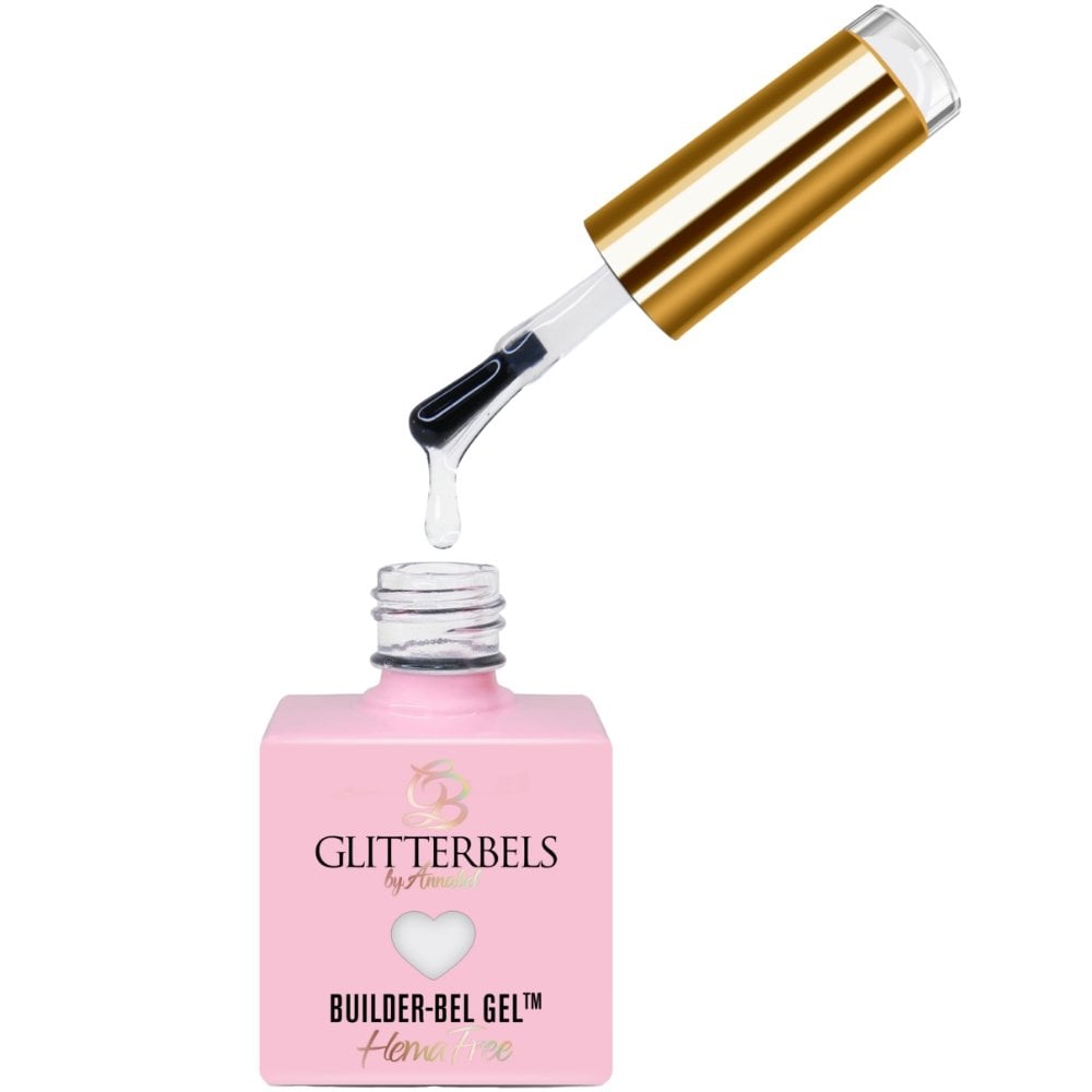 Glitterbels HEMA-Free Builder-bel Crystal 17ml