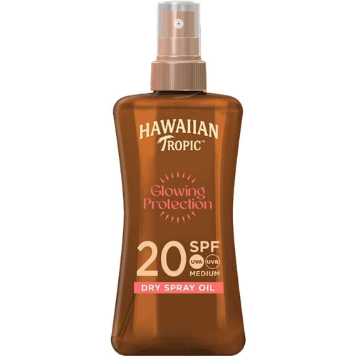 Hawaiian Tropic Glowing Protection Dry Oil Spray SPF20 200ml