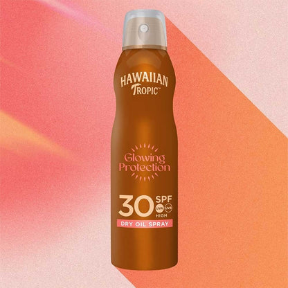 Hawaiian Tropic Glowing Protection Dry Oil Spray SPF30 180ml