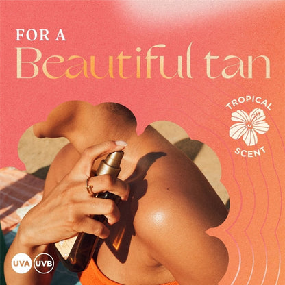 Hawaiian Tropic Glowing Protection Dry Oil Spray SPF30 180ml