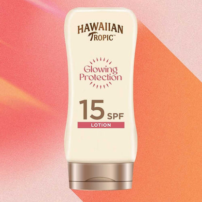 Hawaiian Tropic Glowing Protection Sun Lotion SPF15 180ml