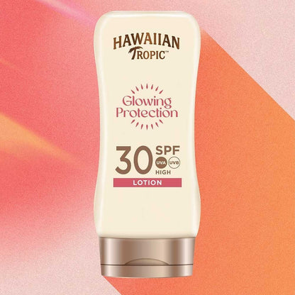 Hawaiian Tropic Glowing Protection Sun Lotion SPF30 180ml