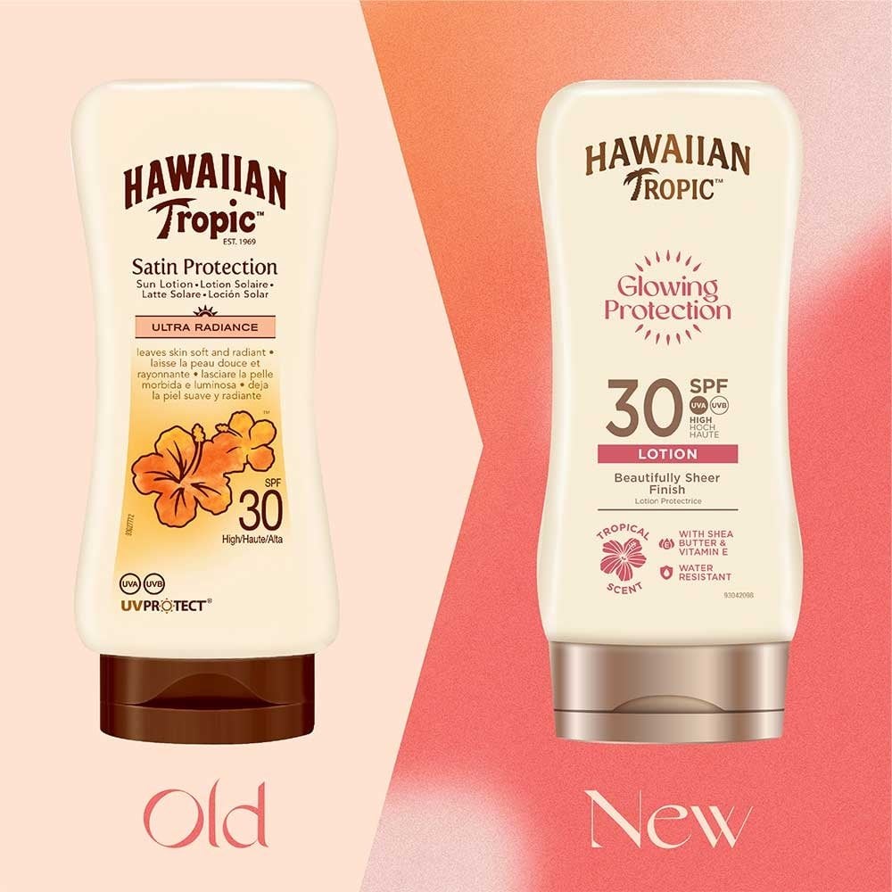 Hawaiian Tropic Glowing Protection Sun Lotion SPF30 180ml