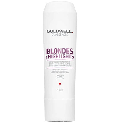 Goldwell DualSenses Blondes & Highlights Anti-Yellow Shampoo 250ml & Conditioner 200ml Twin
