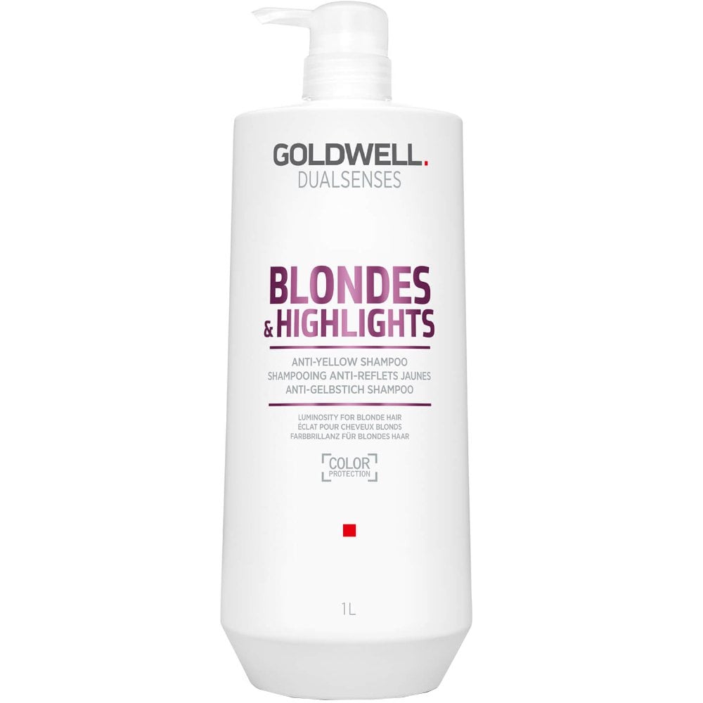 Goldwell DualSenses Blonde & Highlights Anti-Yellow Shampoo & Conditioner Twin 2 x 1000ml