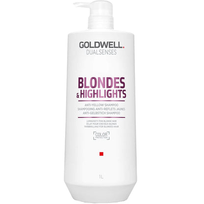 Goldwell DualSenses Blonde & Highlights Anti-Yellow Shampoo & Conditioner Twin 2 x 1000ml
