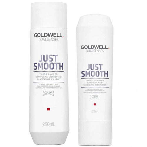Goldwell DualSenses Just Smooth Taming Shampoo 250ml & Conditioner 200ml Twin