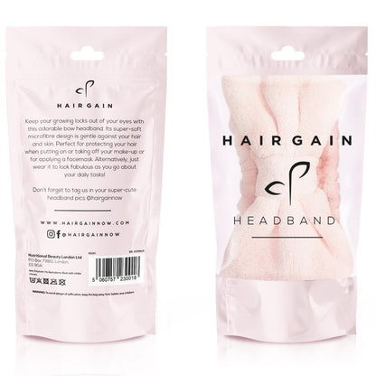 Hair Gain Pink Fabric Headband