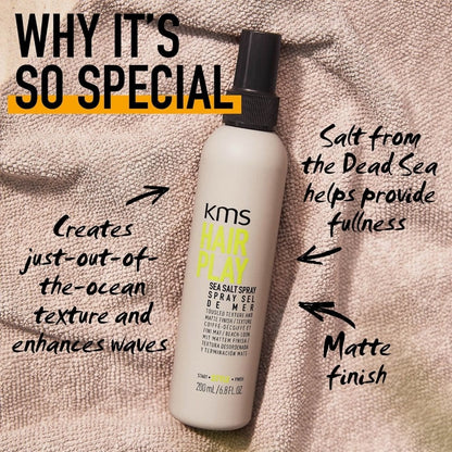 KMS Hair Play Sea Salt Spray 200ml