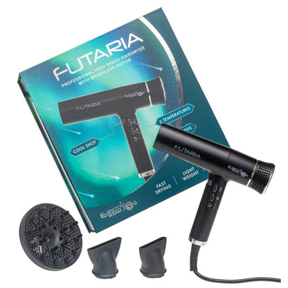 Hair Tools Electric Head Jog Futaria Hair Dryer Black