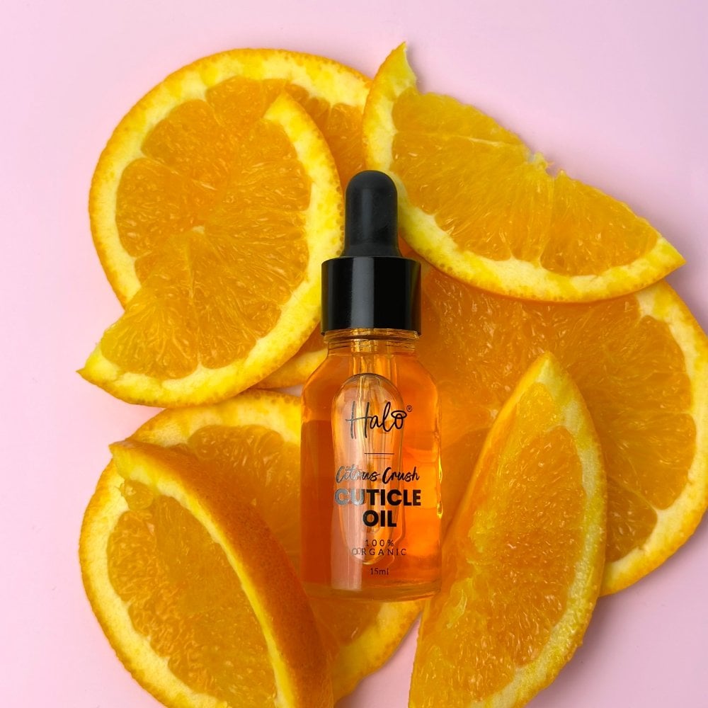 Halo Citrus Crush Cuticle Oil with Jojoba Oil for Dry Cuticles 15ml