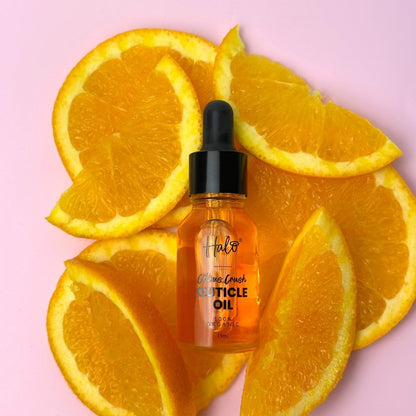 Halo Citrus Crush Cuticle Oil with Jojoba Oil for Dry Cuticles 15ml