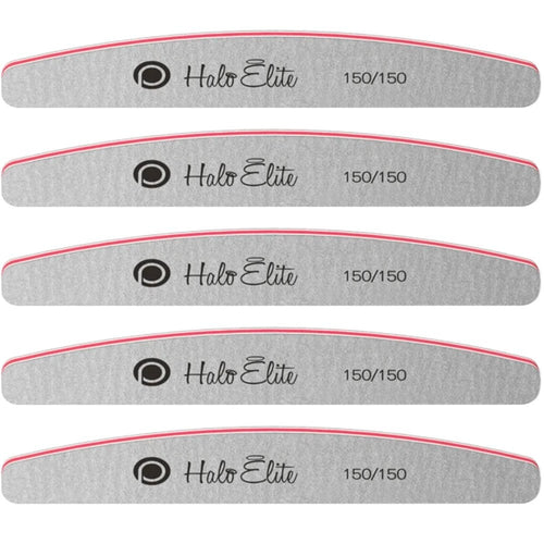 Halo Elite Half-Moon Files 150/150 Grit 5 Pack
