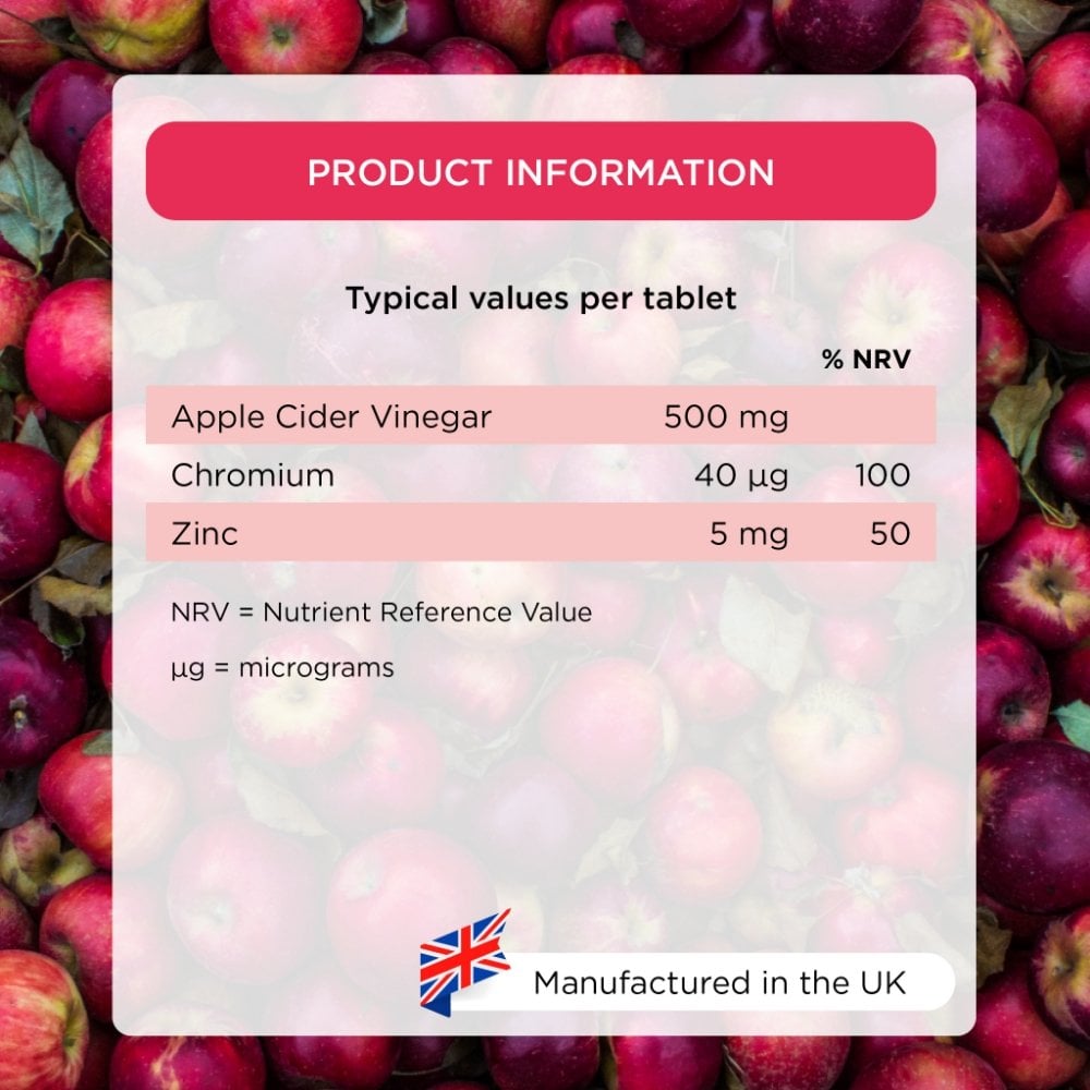 Healthspan Apple Cider Vinegar 500mg 60 Tablets