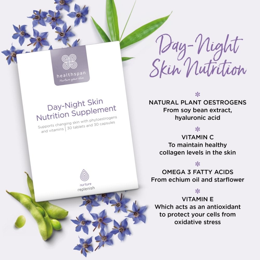 Healthspan Day-Night Skin Nutrition Supplement 1 Month Supply
