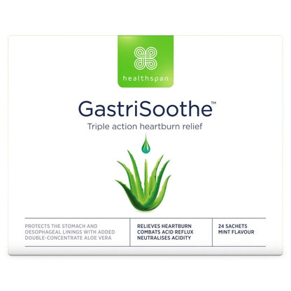 Healthspan GastriSoothe Triple Action Heartburn Relief 24 Sachets