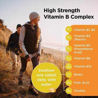 Healthspan High Strength 8 Vitamin B Complex 120 Tablets