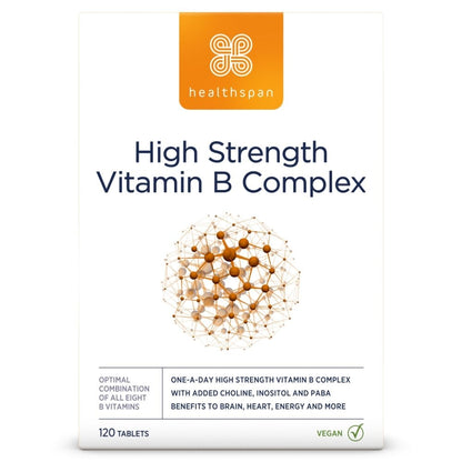 Healthspan High Strength 8 Vitamin B Complex 120 Tablets
