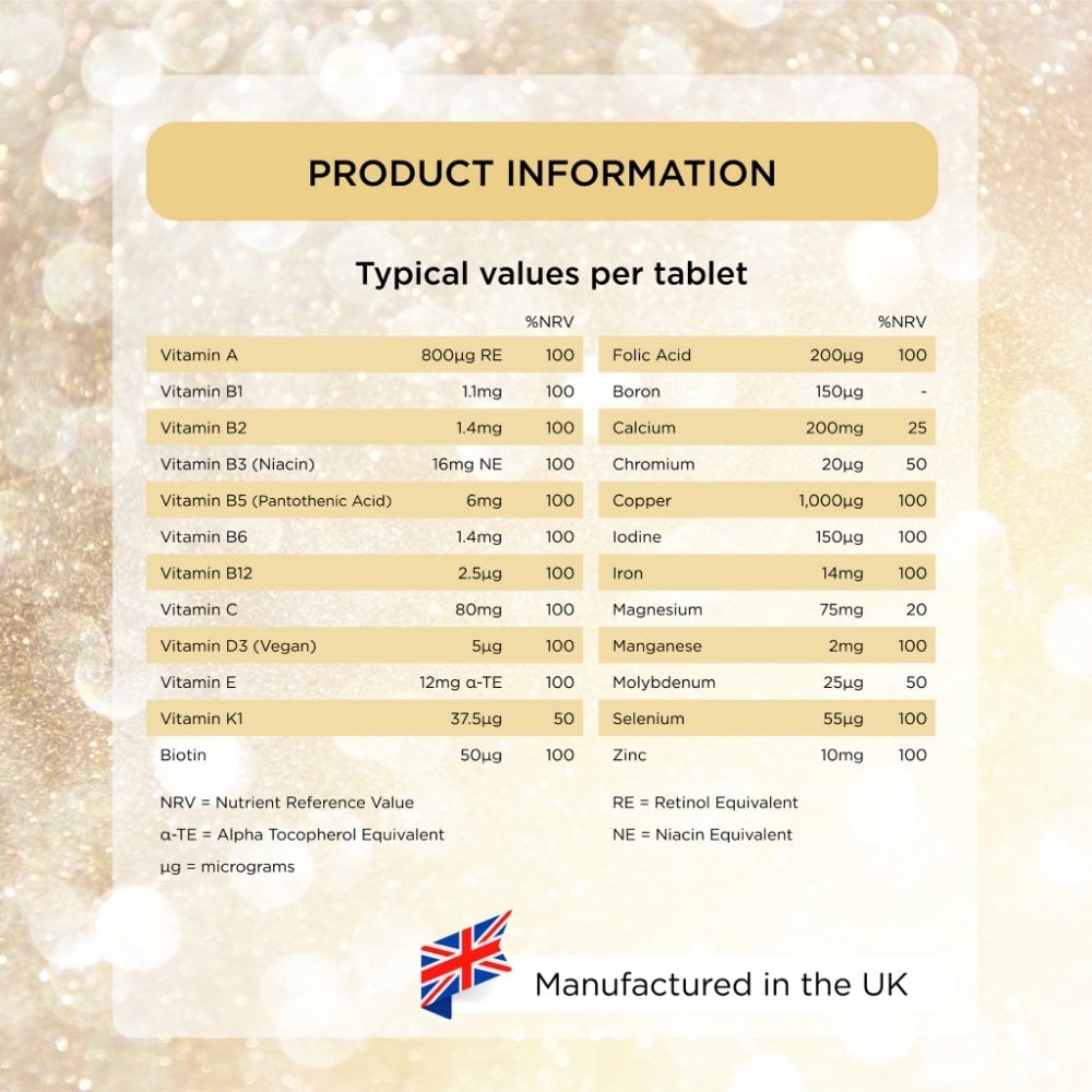 Healthspan MultiVitality Gold 180 Tablets