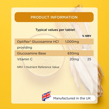 Healthspan Optiflex Glucosamine HCI 1000mg with Vitamin C 160 Tablets