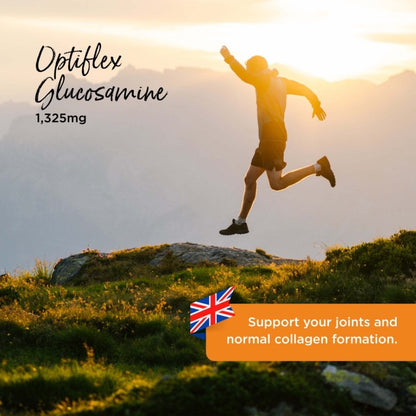 Healthspan Optiflex Glucosamine HCI 1325mg with Vitamin C 120 Tablets