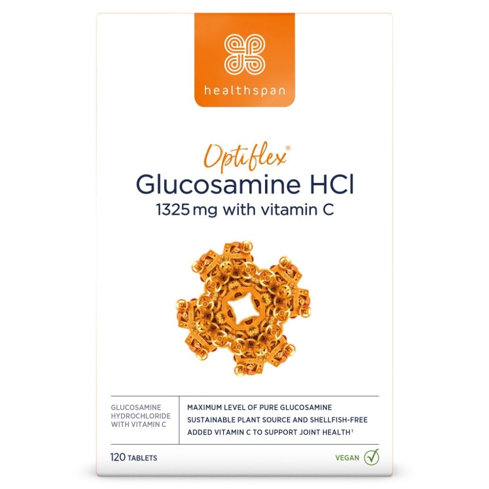 Healthspan Optiflex Glucosamine HCI 1325mg with Vitamin C 120 Tablets