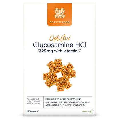 Healthspan Optiflex Glucosamine HCI 1325mg with Vitamin C 120 Tablets