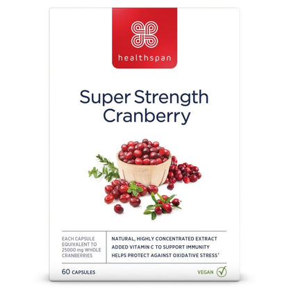 Healthspan Super Strength Cranberry 25,000mg 60 Capsules