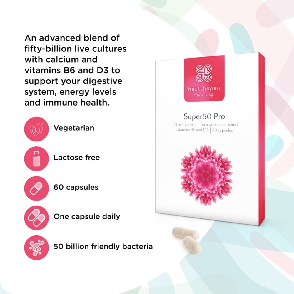 Healthspan Super50 Pro 60 Capsules