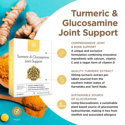 Healthspan Turmeric & Glucosamine Joint Support 60 Tablets