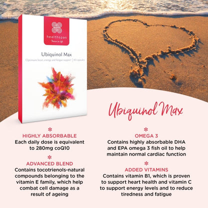 Healthspan Ubiquinol Max 60 Capsules