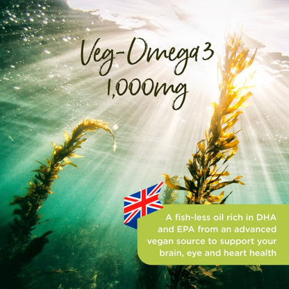 Healthspan Veg-Omega 3 1000mg 60 Capsules