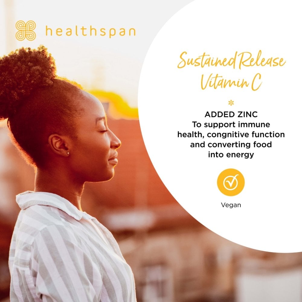 Healthspan Vitamin C Sustained Release 500mg 90 Tablets