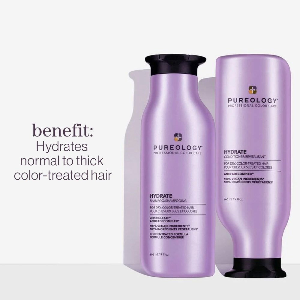Pureology Hydrate Moisturising Shampoo & Conditioner Twin 2 x 266ml