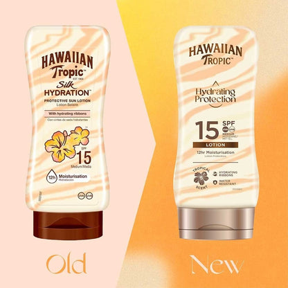 Hawaiian Tropic Hydrating Protection Sun Lotion SPF15 180ml