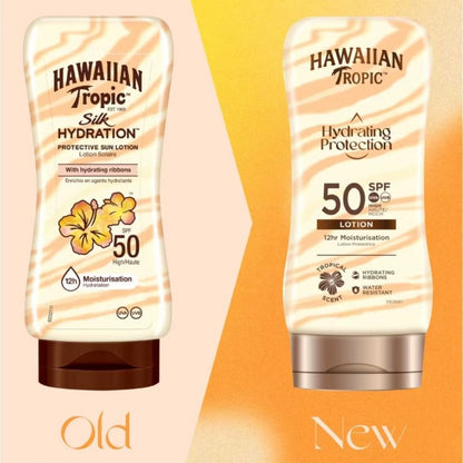 Hawaiian Tropic Hydrating Protection Sun Lotion SPF50 180ml