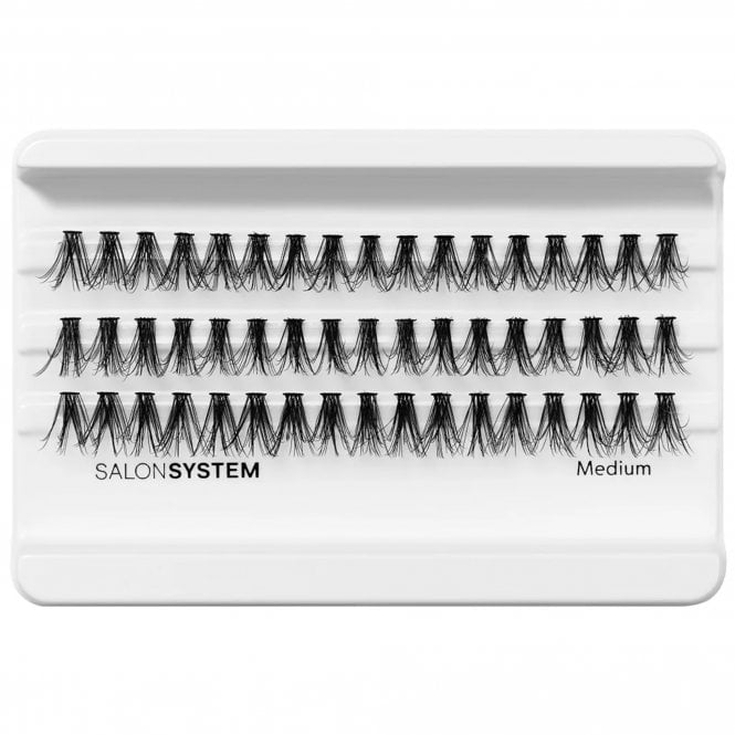 Salon System Individual 3D Luxe Lashes Black Medium