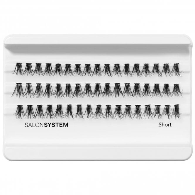Salon System Individual 3D Luxe Lashes Black Short