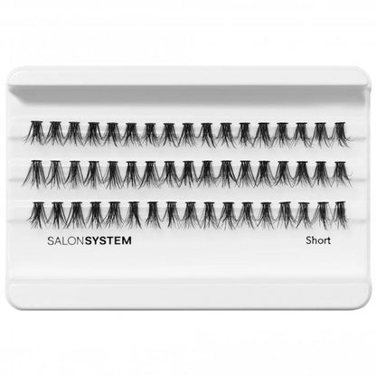 Salon System Individual 3D Luxe Lashes Black Short