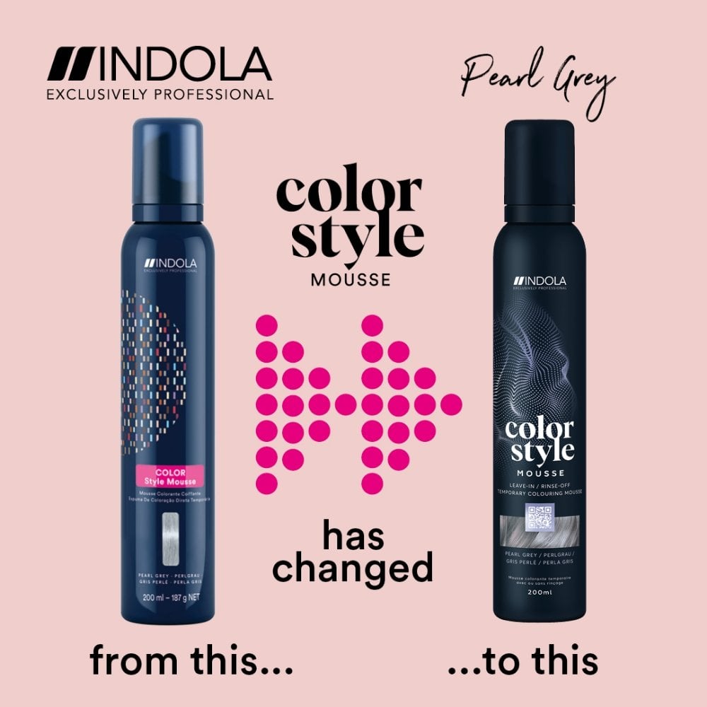 Indola Colour Style Mousse Pearl Grey 200ml