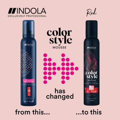 Indola Colour Style Mousse Red 200ml