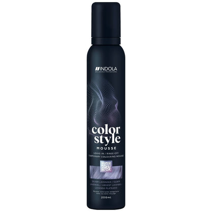 Indola Colour Style Mousse Silver Lavender 200ml