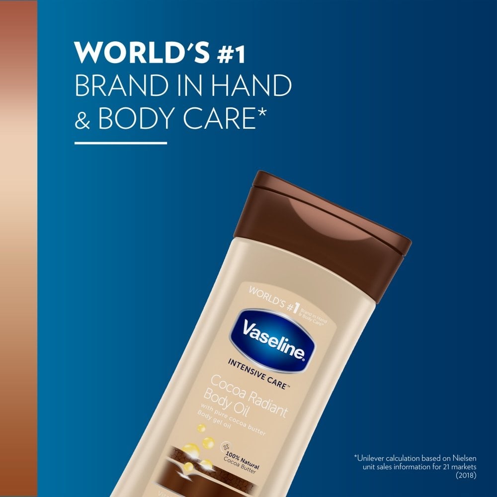 Vaseline Intensive Care Cocoa Radiant Body Gel Oil 200ml
