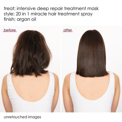 Incredilox Intensive Deep Repair Treatment Mask 500ml & Detangling Hair Brush Duo