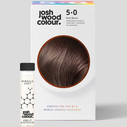 Josh Wood Colour 5.0 Dark Brown Colour Miracle Permanent Colour Kit
