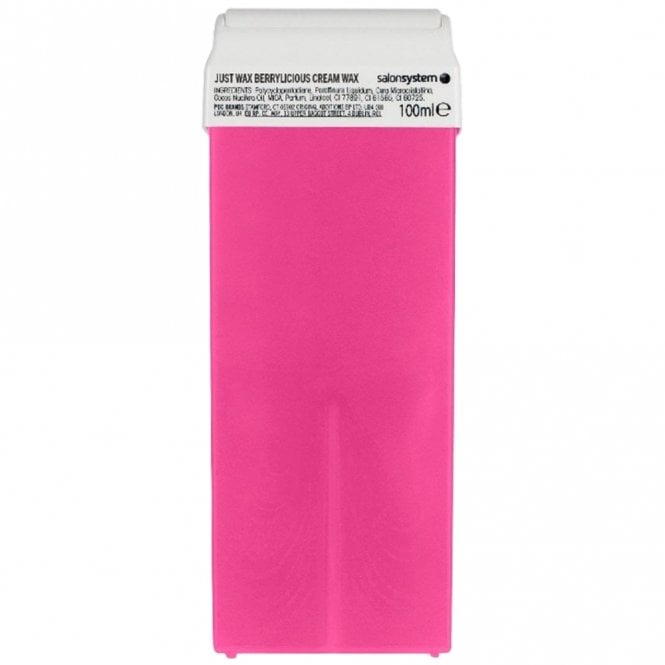 Salon System Just Wax Roller Wax Cartridges Berrylicious 6 x 100ml