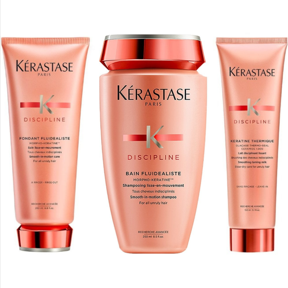 Kérastase Discipline 3 Step Smoothing Anti-Frizz Routine